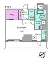 ALTERNA銀座 (オルタナ銀座) 702 間取り図