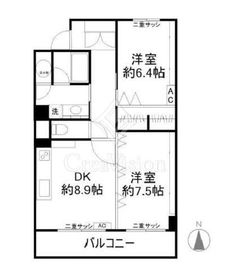 パレロワイヤル南青山 1階 間取り図