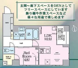 アーバン二長町 503 間取り図