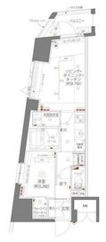 ZOOM三鷹 8階 間取り図