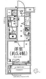 マテリア横浜North 4階 間取り図