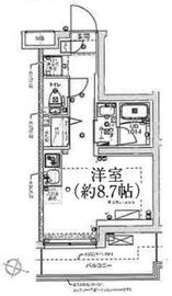 マテリア横浜North 3階 間取り図