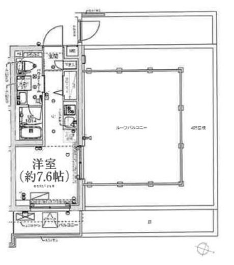 マテリア横浜North 4階 間取り図