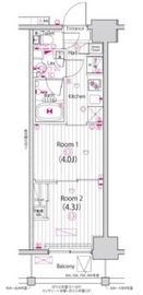ガーラ・クレスタ川崎 2階 間取り図