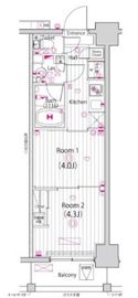 ガーラ・クレスタ川崎 2階 間取り図