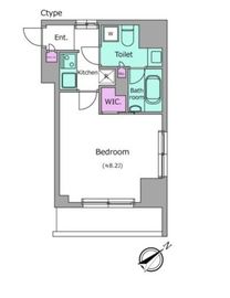 ALTERNA銀座 (オルタナ銀座) 803 間取り図