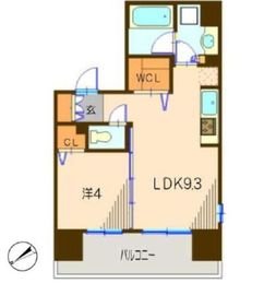 イニシア横濱蒔田駅前 5階 間取り図