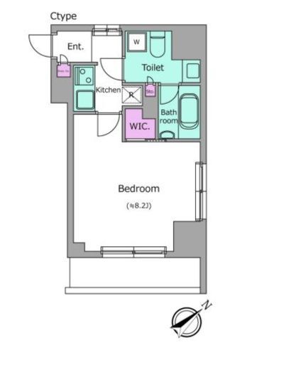 ALTERNA銀座 (オルタナ銀座) 1103 間取り図