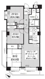 コスモ荻窪ロイヤルコート 3階 間取り図