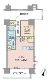 ピアース大森山王三丁目 9階 間取り図