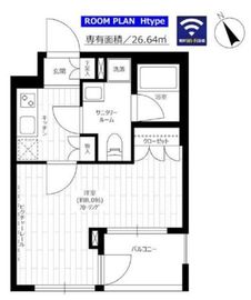 グランドコンシェルジュ千駄ヶ谷 3階 間取り図