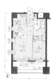 ダイナシティ台東三ノ輪 6階 間取り図