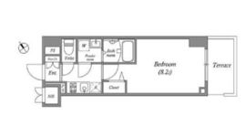 グランパセオ田端 D603 間取り図