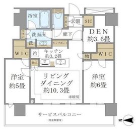 THE YOKOHAMA FRONT TOWER (ザ・ヨコハマフロントタワー) 29階 間取り図