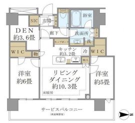 THE YOKOHAMA FRONT TOWER (ザ・ヨコハマフロントタワー) 29階 間取り図
