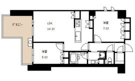 アダクストホーフ 104 間取り図