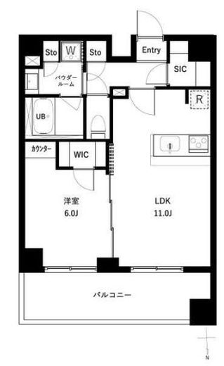アーバンパーク亀戸Ⅱ 701 間取り図