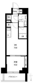 アーバンパーク亀戸Ⅱ 702 間取り図