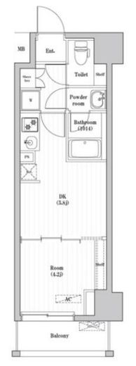 アーバンパーク押上 602 間取り図