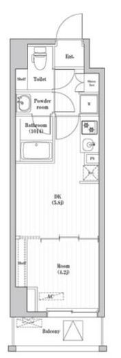 アーバンパーク押上 603 間取り図