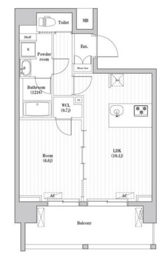 アーバンパーク押上 704 間取り図