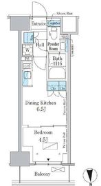 パークアクシス新宿百人町 249 間取り図
