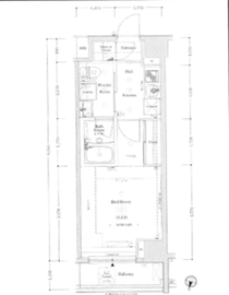 ARKMARK中野坂上2 (アークマーク中野坂上2) 6階 間取り図