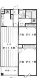 虎ノ門マリンガーデン 1407 間取り図