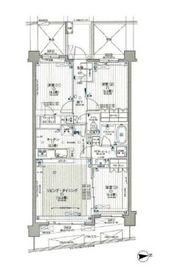 パレステージ溝の口 2階 間取り図