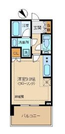 シティタワー新宿 13階 間取り図
