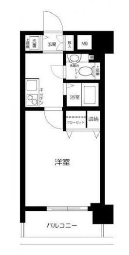 メゾン・ド・ヴィレ渋谷 11階 間取り図
