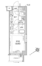 アイルグランデ押上 2階 間取り図