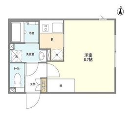 アレーロ三軒茶屋3 401 間取り図