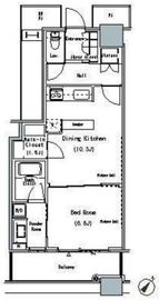 ザ・東京タワーズ ミッドタワー 25階 間取り図
