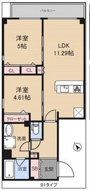 アーバンパーク東日暮里 404 間取り図