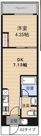 アーバンパーク東日暮里 402 間取り図