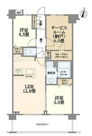ファインスクェア東白楽Ⅱ 4階 間取り図