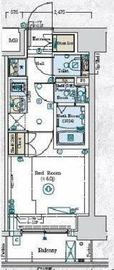 GENOVIA阪東橋Ⅱskygarden (ジェノヴィア阪東橋2スカイガーデン) 3階 間取り図