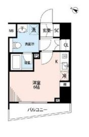 プレール・ドゥーク横濱紅葉坂 2階 間取り図