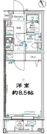 アンベリール吉祥寺イースト 3階 間取り図