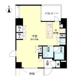 ベルメゾン芝 1103 間取り図