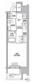 セントラーレ新城 304 間取り図