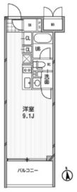 アーデン芝公園 1204 間取り図