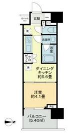 ライオンズ東京三ノ輪ミレス 6階 間取り図