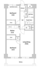 セレッソ幡ヶ谷 507 間取り図