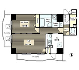 アルブル高輪 302 間取り図