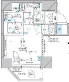 ディアレイシャス蒲田II 4階 間取り図