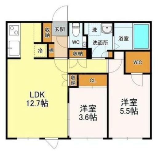 the10 TOYO 401 間取り図