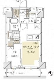 ルジェンテ早稲田 6階 間取り図