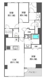 サンサーラ東山 5階 間取り図
